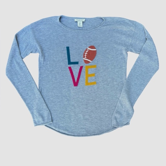 Rachel Zoe Love Football Game Day Sweater size small - Picture 2 of 8